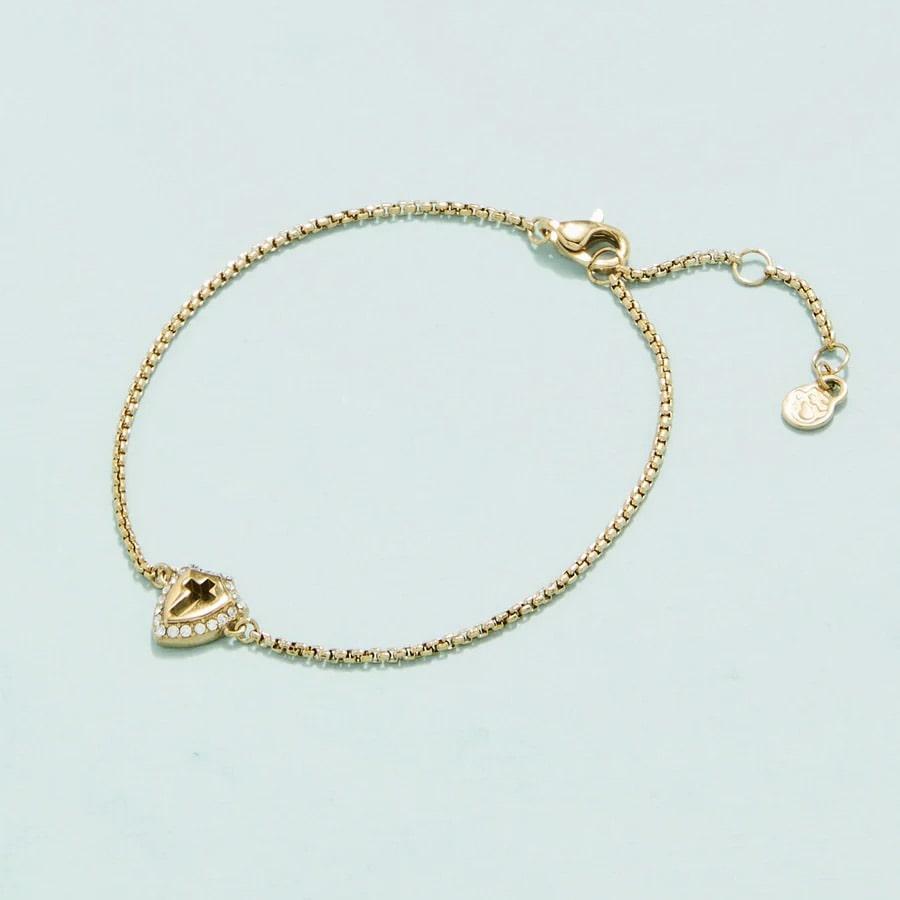 Limelight Cross Shield Bracelet